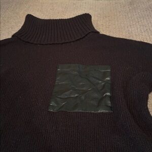 Bar III Dark Knit Turtleneck Sweater